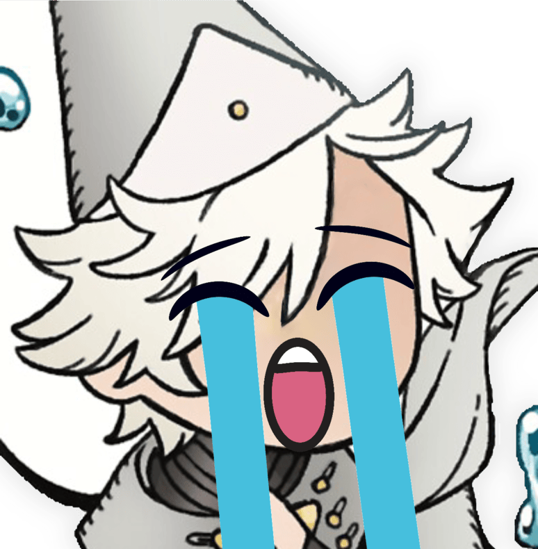 Qifrey_SadCrying emote for Discord