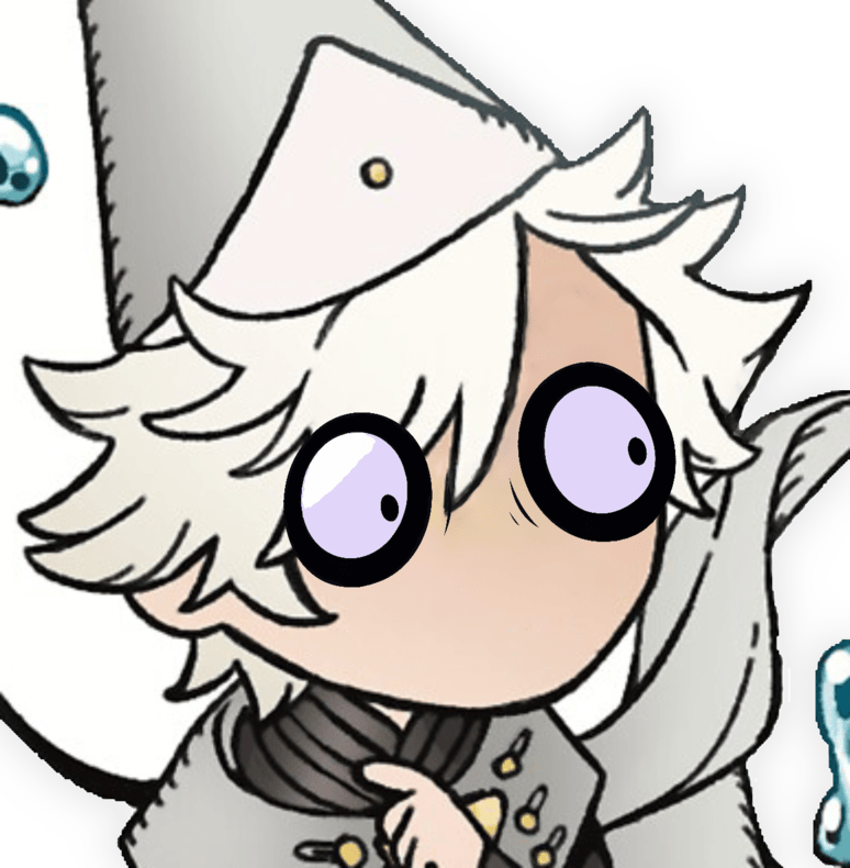 Qifrey_ScaredStare emote for Discord