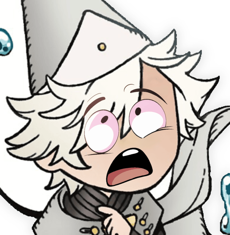 Qifrey_ScaredStare emote for Discord