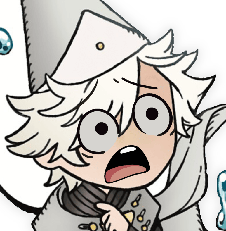 Qifrey_ScaredStare emote for Discord