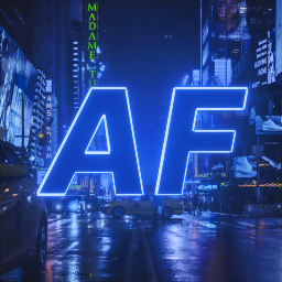AFBlau emote for Discord
