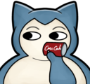 Snorlax_SippingDrama emote for Discord