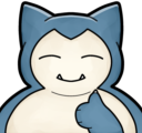 Snorlax_ThumbsUp emote for Discord