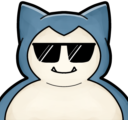Snorlax_CoolGlasses emote for Discord