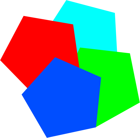 Colorful_Pentagons emote for Discord