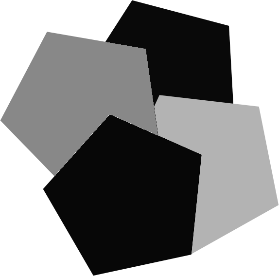 BlackandWhite_Pentagons emote for Discord