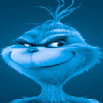 bluegrinch emote for Discord