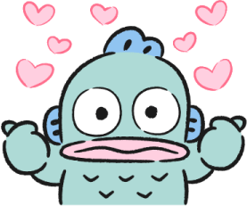 hangyodawnfingerhearts emote for Discord
