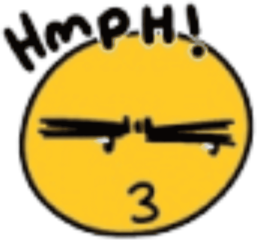 hmph_2 emote for Discord