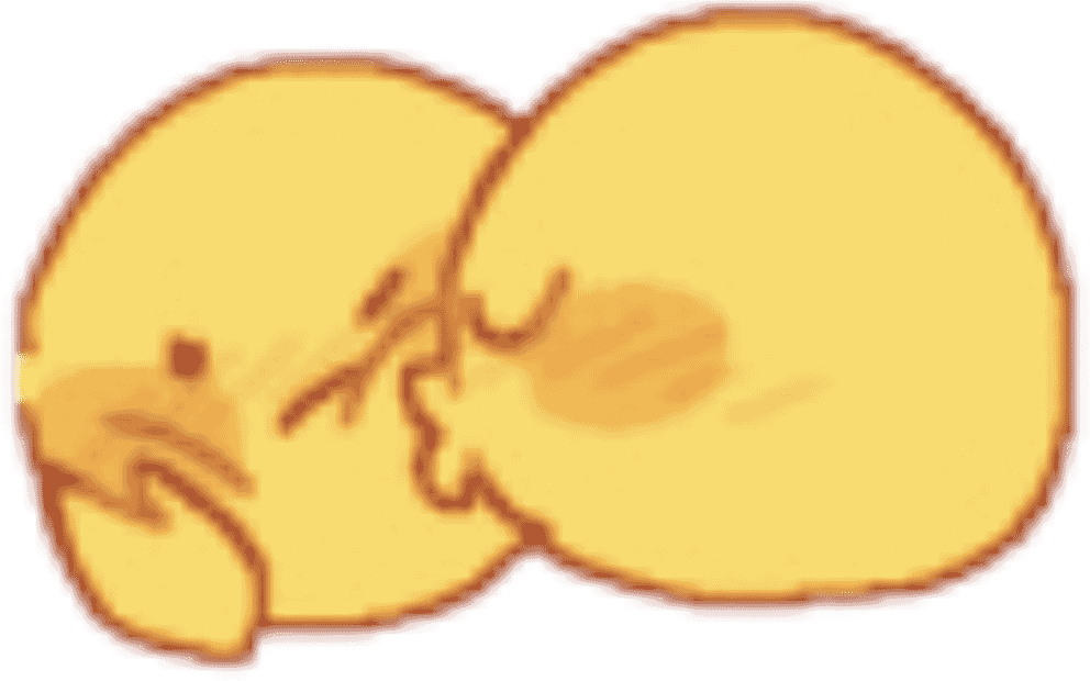 kisses static emote