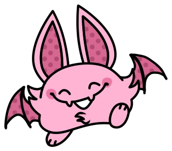 blushy_bat emote for Discord