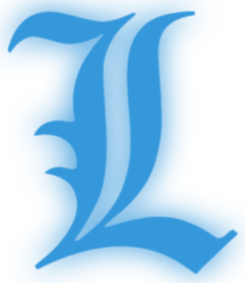 DeathNoteLLightBlue emote for Discord