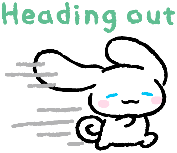 cinnamorollheadingout emote for Discord