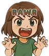 wendlesrawr emote for Discord