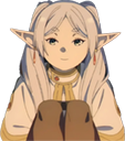 FrierenListening emote for Discord