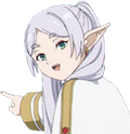 FrierenPointing emote for Discord