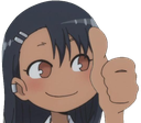 nagatoro_thumbsup emote for Discord