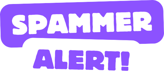 purple_spammer_alert emote for Discord