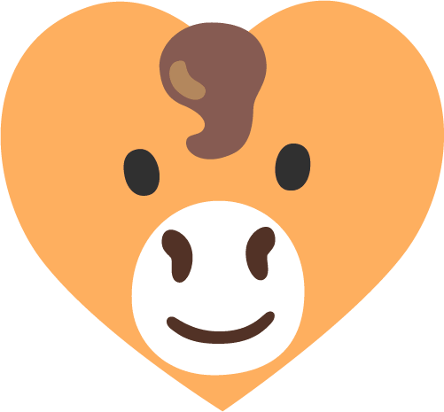 Heart_horse emote for Discord