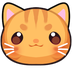 Cuteorangecat emote for Discord