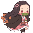 Nezuko_run emote for Discord
