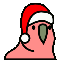 ChristmasParrot emote for Discord