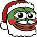 SantaPepe emote for Discord