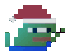 DancingChristmasPepe emote for Discord