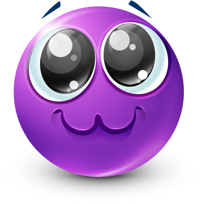 Joobi_Purple_Kitty_Face emote for Discord