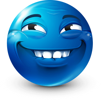 Joobi_Blue_Silly_Happy emote for Discord