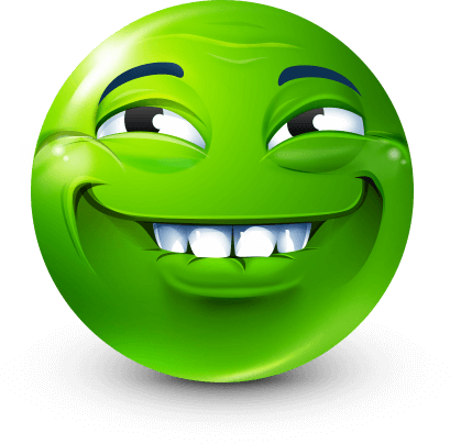Joobi_Green_Silly_Happy emote for Discord