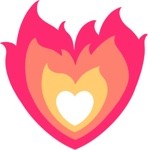 HeartOnFire emote for Discord