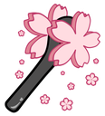 CherryBlossomBanHammer emote for Discord