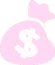 PinkMoneyBag emote for Discord
