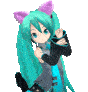 NekoMiku emote for Discord