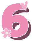 Pink_six_heart_flower emote for Discord