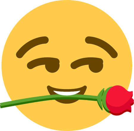 Rose_Face emote for Discord