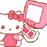 SanrioComputer emote for Discord