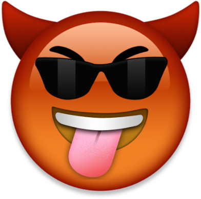 Devil_cool_tongue_out emote for Discord