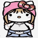 cutegaghellokitty animated emote