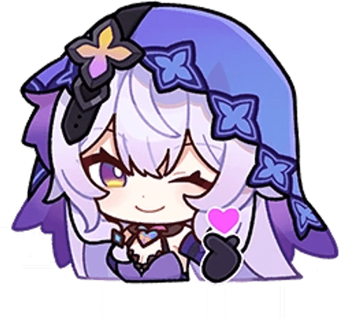BlackSwan_FingerHeart emote for Discord