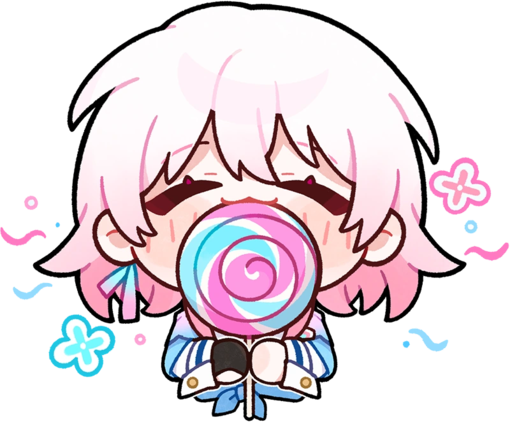 March7th_EatingCandy emote for Discord
