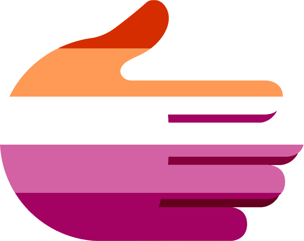 lesbian_rightwards_hand emote for Discord