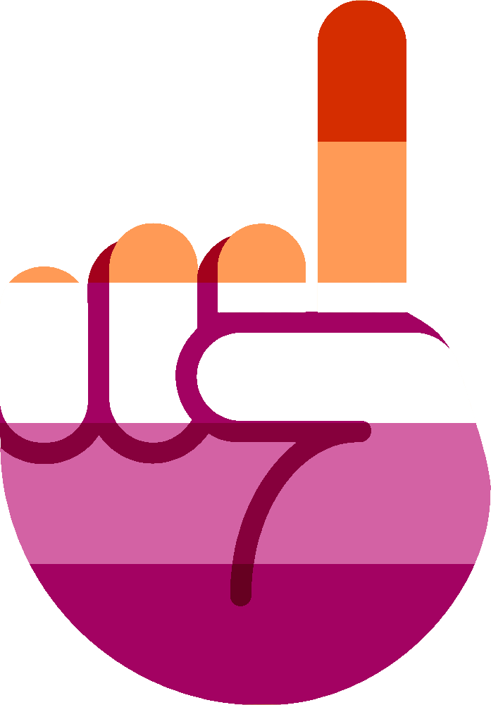 lesbian_finger_up emote for Discord