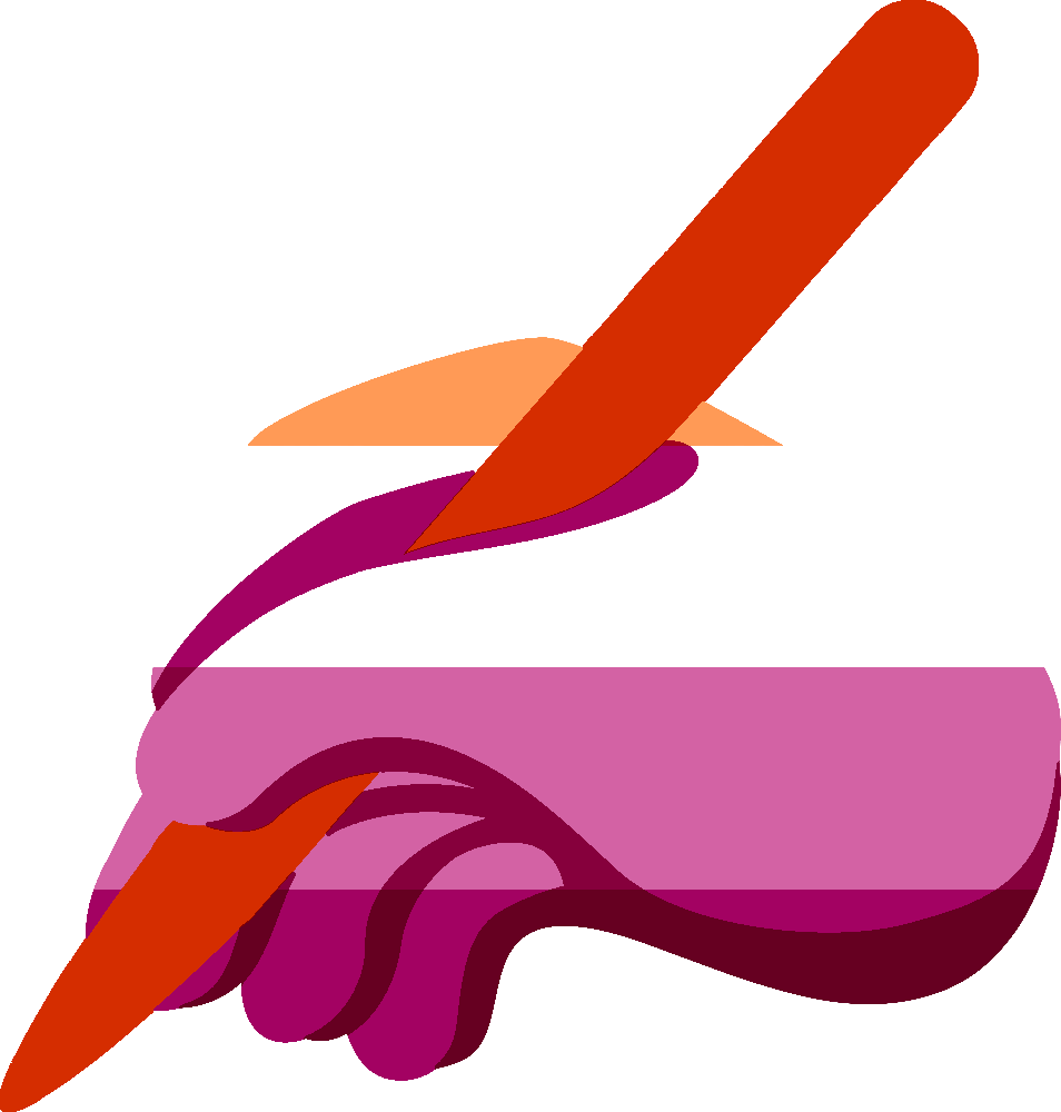 lesbian_writing emote for Discord
