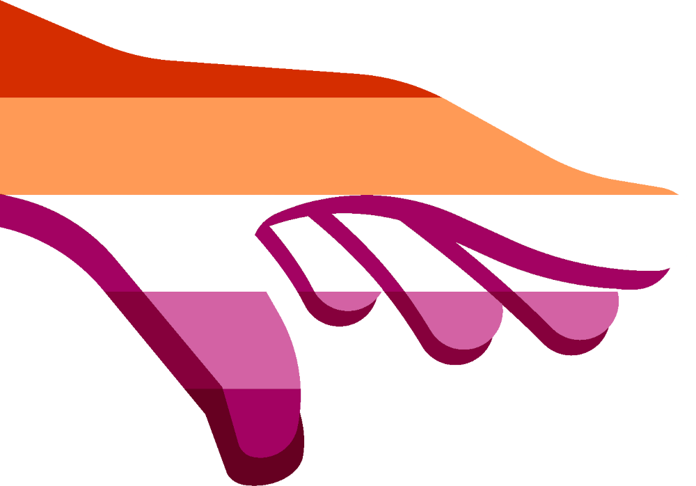 lesbian_palm_down emote for Discord
