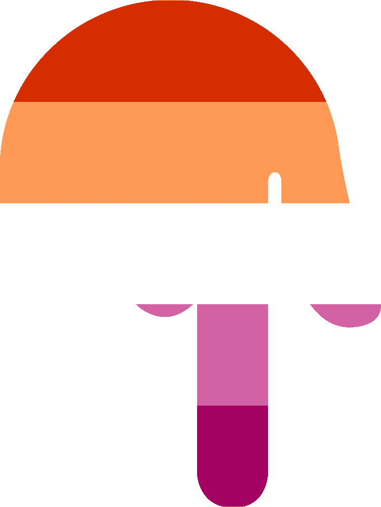 lesbian_point_down emote for Discord