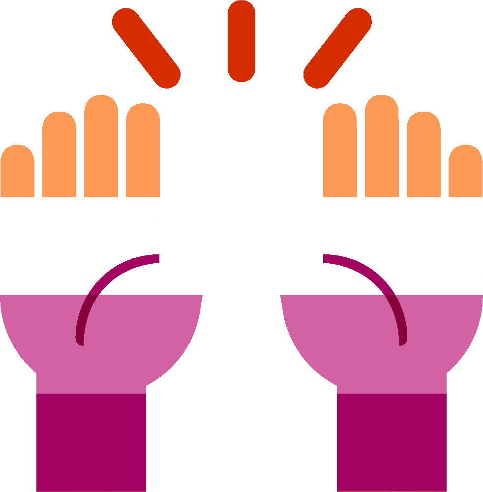 lesbian_hands_up emote for Discord