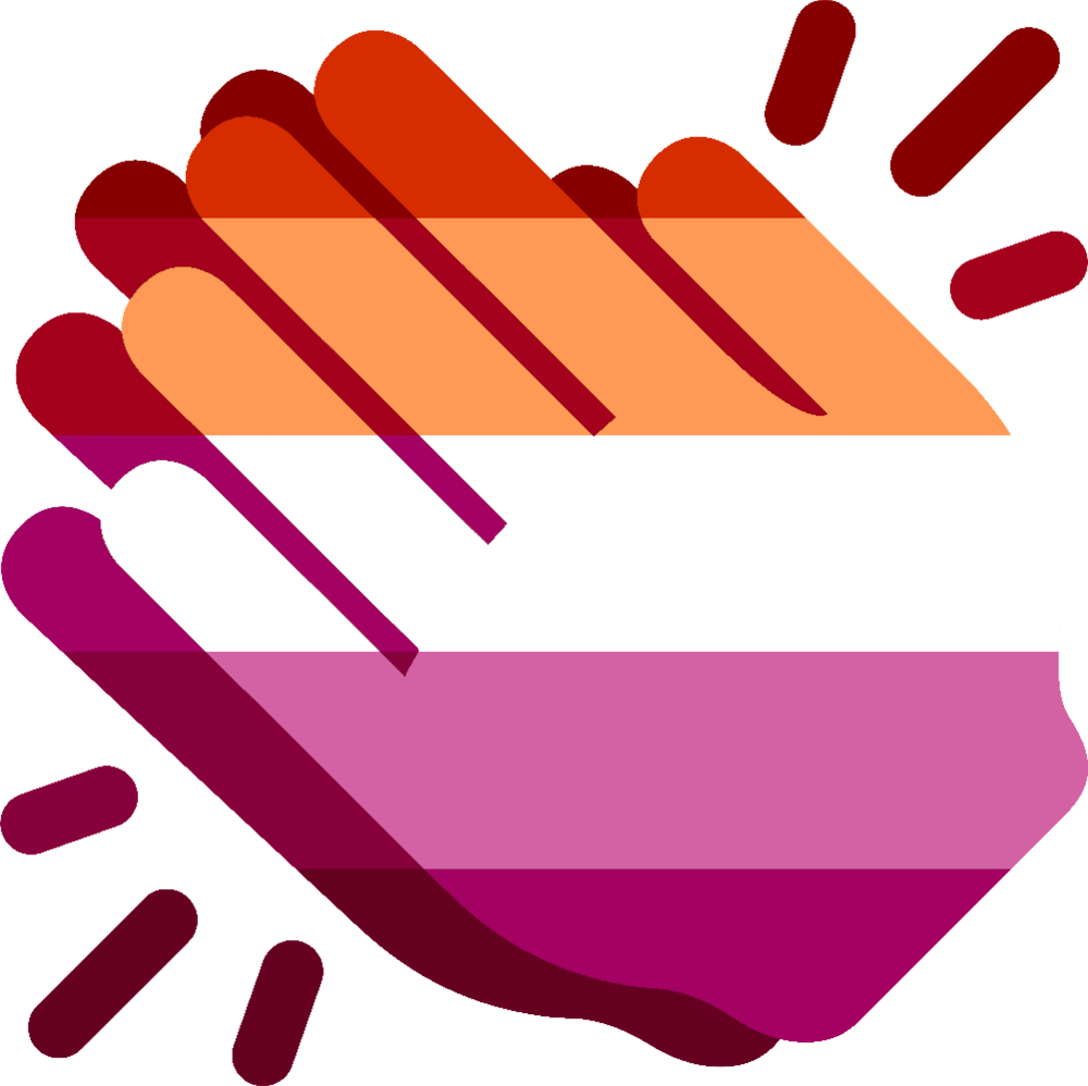 lesbian_clap emote for Discord