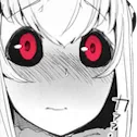 ShiroBlush emote for Discord